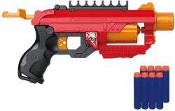 Raya Toys Jucărie pentru copii Raya Toys Soft Bullet - Pistol mitralieră cu 8 cartușe moi, roșu (518122153)