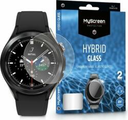 MyScreen Protector Hybrid Glass Samsung Galaxy Watch 4 Classic Kijelzővédő üveg - 42 mm (2db) (LA-2289)
