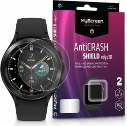 MyScreen Protector AntiCrash Shield Edge3D Samsung Galaxy Watch 4 Classic Kijelzővédő üveg - 42 mm (2db) (LA-2278)