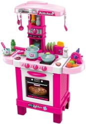 Raya Toys Bucătărie pentru copii Raya Toys - Cu lumini si sunete, roz (510122411) Bucatarie copii