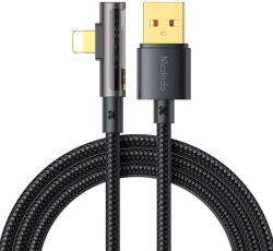 Mcdodo CA-3511 USB to lightning prism 90 degree cable, 1.8m (black) (28826) - pcone