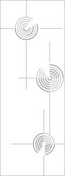 ECLISSE Usa glisanta sticla PULL 700x2100 mm (ECS-TRPULL070B)