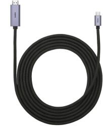 Baseus USB-C HDMI kábel 4K 3m fekete (WKGQ010201) (WKGQ010201) (WKGQ010201)