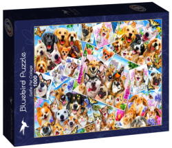 Bluebird Puzzle 1000 db-os puzzle - Selfie Pet Collage (90232) (90232)