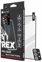 Sturdo Sticlă de protectie Sturdo Rex + Protectie camera Samsung Galaxy A23 5G, neagră, 6 in 1