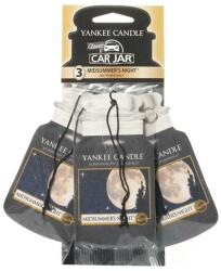Yankee Candle Set de dezodorizante auto - Yankee Candle Car Jar Midsummers Night 3 buc