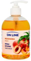 On Line Săpun lichid pentru mâini „Piersici - On Line Peach Hand Wash 490 ml