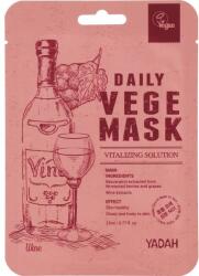 Yadah Mască pentru față - Yadah Daily Vegi Wine Mask 1 x 23 g