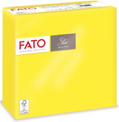 FATO Szalvéta 2 rétegű 38 x 38 cm 40 lap/cs Fato Star citrom_82991300 (48074)