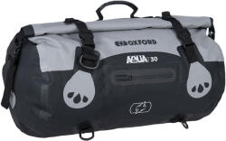 Oxford Geantă moto pentru bagaje - OXFORD AQUA T-30 ROLL BAG - BLACK/GREY (OX-OL481)