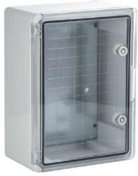 Braytron Műanyag elosztó szekrény 300x400x195 ABS átlátszó ajtóval (CP-5013D)