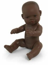 Miniland Baba, 32 cm, ruha nélkül, afrikai lány (31034)