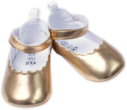 YO ! Papuci pentru copii, balerini YO! Velcro, auriu