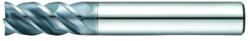 Hansong 4mm l12 L60 D6 sarkos 4 élű változó spirálszögű és fogosztású univerzális acél és inox maró - Hansong - 4SUE-040-120-660
