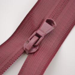 Takoy Fermoar Sarah impermeabil cu 2 cursori de 5 mm - bordo 80 cm