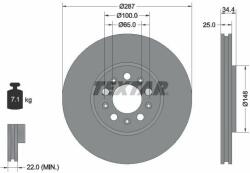 TEXTAR Disc frana TEXTAR PRO+ 92106605 (92106605)