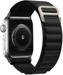SmartWatcherz Alpesi Apple Watch Szíj Fekete, 42, 44, 45, 49mm (57143-71814)