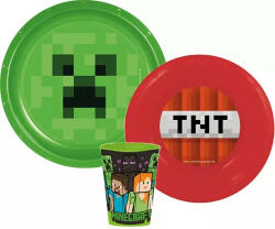 Minecraft étkészlet, műanyag szett (STF55552) - oliviashop