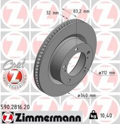 ZIMMERMANN Disc frana ZIMMERMANN COAT Z 590.2816. 20 (590.2816.20)