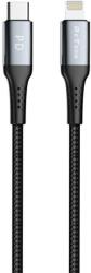 DeTech Кабел за данни DeTech DE-43Ci2, Type-C - Lightning, PD, 2.0m, Черен - 40266