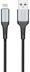 DeTech Кабел за данни DeTech DE-43i3, Lightning, 3.0m, Черен - 40263