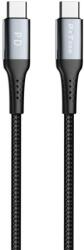DeTech Кабел за данни DeTech DE-43CC2, Type-C - Type-C, PD, 2.0m, Черен - 40265