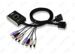 ATEN CS682 KVM Switch 2PC USB DVI + kábel (CS682) - tobuy