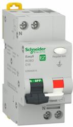 SCHNEIDER Intrerupator automat diferential RCBO Easy9 1P+N 16A/10mA tip AC Schneider EZ9D62616 (EZ9D62616)