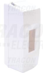 TRACON Falon kívüli elosztódoboz, ajtó nélkül, zárópecsételhető 1×2 modul, IP40, (H×W×D=140×50×60mm) (EDFK-2/1ANP)