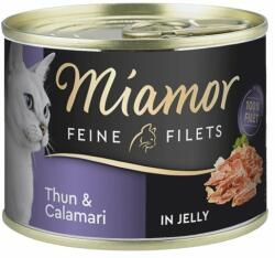 Miamor Feline Filets ton si calamar in aspic 185 g pentru pisica