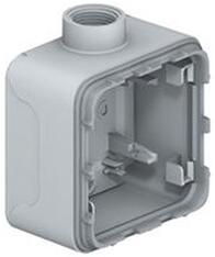 Legrand 069656 Plexo 55 1-es tömszelencével szürke falonkívüli doboz (069656) - bestbyte