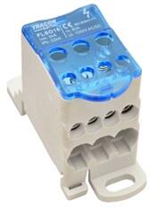 TRACON FLSO16 3×16(16)mm2 / 4×10(6)mm2/ 1000VAC/DC/ 80A nyitható fedéllel fővezetéki leágazó sorkapocs (FLSO16) - bestbyte