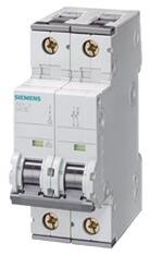 Siemens 5SY5206-7 DC áramkörökhöz 440V, 10KA, 2P C 6A kismegszakító (5SY5206-7)