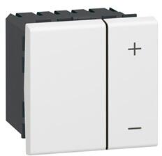 LEGRAND 078407 Program Mosaic 2 vezetékes 400W 2 modulos fehér univerzális fényerőszabályzó (078407) - bestbyte
