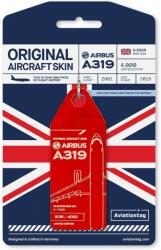 Aviationtag British Airways - Airbus A319 - G-EUOH Red