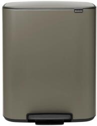 Brabantia 60 л цвят платина кош за смет Brabantia от серия Bo Pedal (1003184)