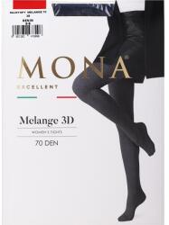 Mona Dresuri pentru femei Melange 3D 70 Den, denim - Mona 3