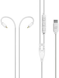 MEE Audio USB-C PRO CABLE - USB Type-C fülhallgató kábel mikrofonos távvezérlővel MX Pro és M6 Pro fülmonitorokhoz - Színtelen (MEE-CABLE-USB-PRO-CL)