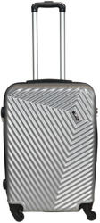 Rhino Barcelona ezüst 4 kerekű közepes bőrönd (barcelona-M-ezust)