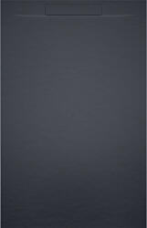 RIHO Isola DR38 csúszásmentes műmárvány zuhanytálca 100x140, antracit D007027080 (D007027080)