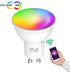 Nous Bec LED Nous P8 Smart WIFI Bulb RGB GU10, 4.5W, 350 lm, Clasa F (P8)