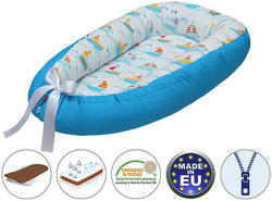 Scamp babafészek kókuszbetétes - Blue Boats