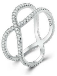 Ékszerkirály Ezüst gyűrű, dupla, 8-as méret (1005005137454345_02)