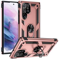 Husa RING cu suport pentru Samsung Galaxy S23 Ultra 5G roz