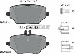 TEXTAR set placute frana, frana disc TEXTAR Q+ 2621501 (2621501)
