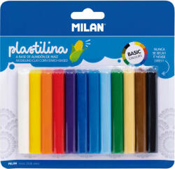 MILAN Plastilina 12 culori/set, 140 g, MILAN