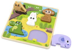 Viga Toys Puzzle senzorial animale din padure, viga (44663) - bekid