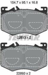 TEXTAR set placute frana, frana disc TEXTAR 2289301 (2289301)