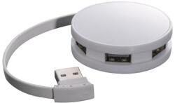  USB elosztó-HUB, 4 portos, lekerekített