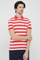 Ralph Lauren pamut póló piros, mintás - piros S - answear - 36 990 Ft